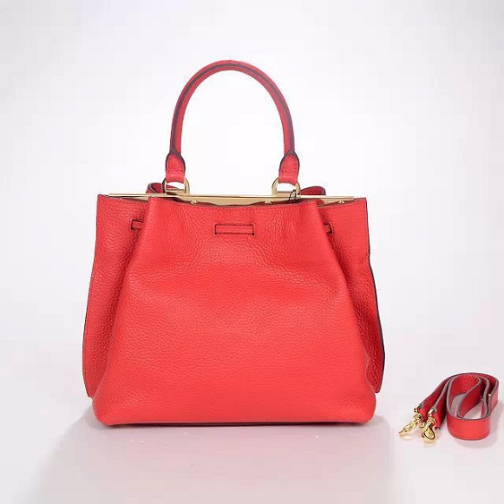 2014 A/W Mulberry Small Kensington Poppy Red Small Classic Grain